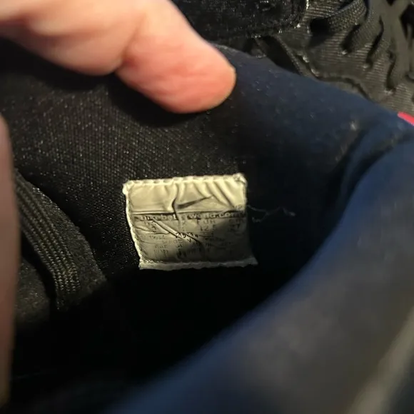 Nike High-Top Sneakers in Black and Cream