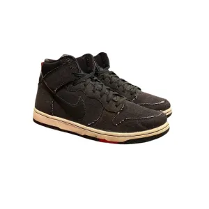 Nike High-Top Sneakers in Black and Cream