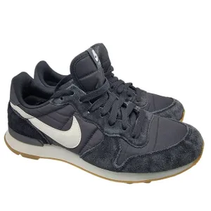 Nike Internationalist Black White Athletic Low Top Shoes Womens 9 - 828407-021