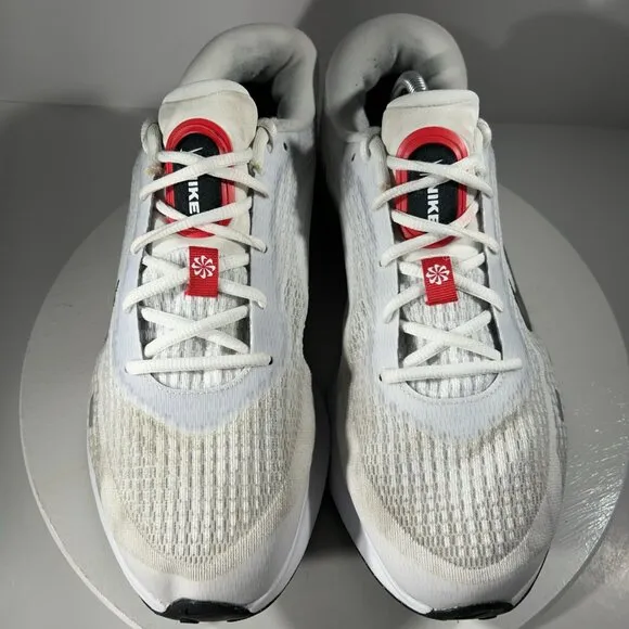 Nike Journey Run Mens Size 12 Running Shoes White Red Sneakers Walking Gym Jog