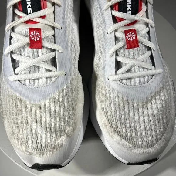 Nike Journey Run Mens Size 12 Running Shoes White Red Sneakers Walking Gym Jog