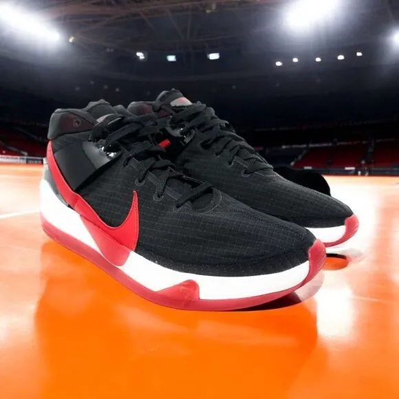 Nike Kevin Durant‎ KD 13 Bred Black/White Men Basketball Shoe Size 17 CI9948-002