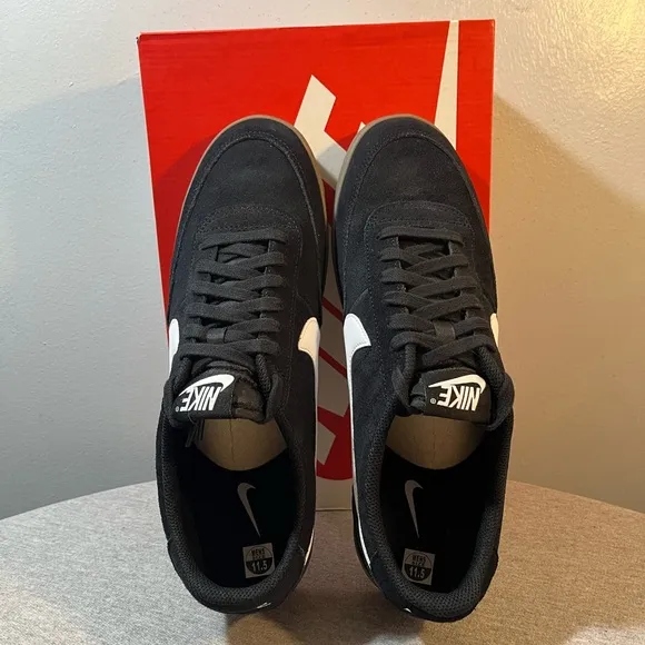 NIKE Killshot 2 Black/Gum Medium Brown Sneaker Men's Shoe Size 11 FQ8903-002