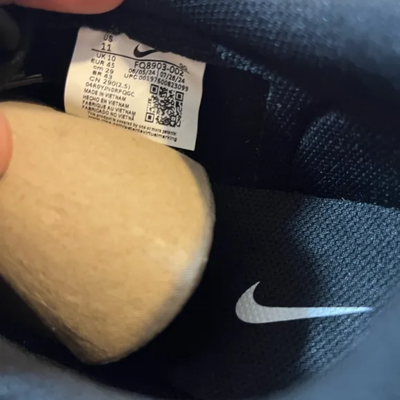 NIKE Killshot 2 Black/Gum Medium Brown Sneaker Men's Shoe Size 11 FQ8903-002