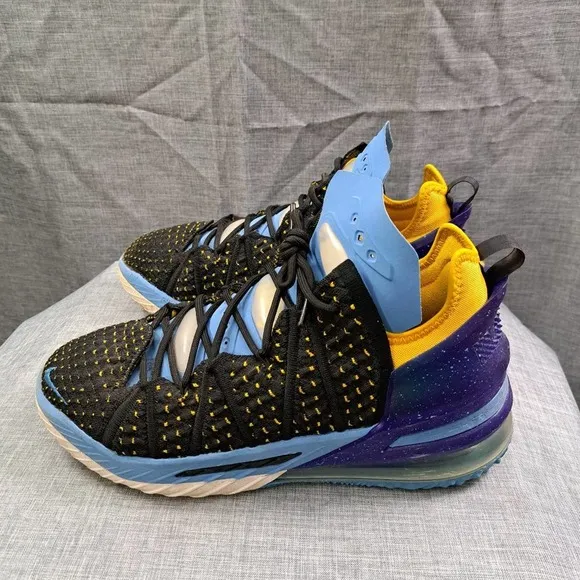 Nike LeBron 18 Lakers Heritage 2021 Mens Shoes Size 10