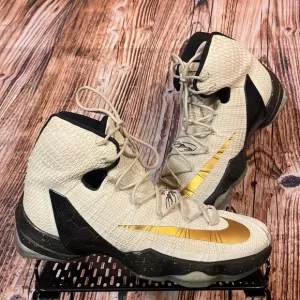 Nike Lebron James Elite 13s XIII Gold/White Mens Sz. 14