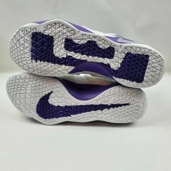 Nike Lebron XI 11 TB Hi Basketball Shoes Mens Size 17.5 White Purple 943155-117