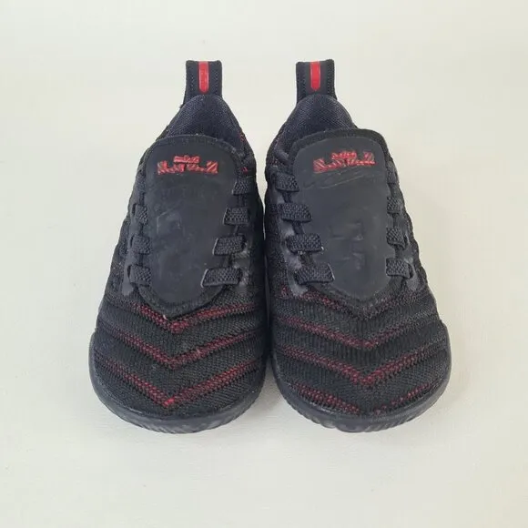 Nike LeBron XVI Toddler Shoes Basketball Black Sneakers