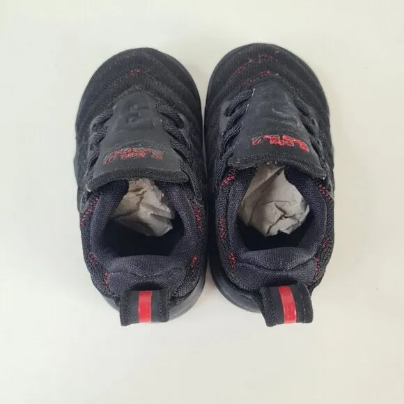 Nike LeBron XVI Toddler Shoes Basketball Black Sneakers