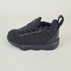 Nike LeBron XVI Toddler Shoes Basketball Black Sneakers