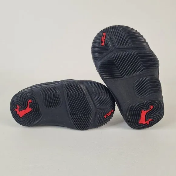Nike LeBron XVI Toddler Shoes Basketball Black Sneakers