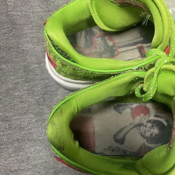 Nike‎ Lebron XX 20 GS Stocking Stuffer Shoes Grinch Youth US 7Y DQ8646-300