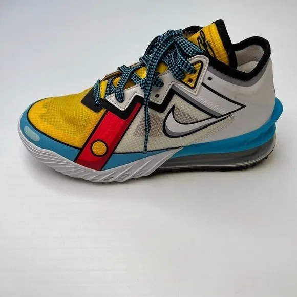Nike Men Shoe 5.5 LeBron XVIII React Low Top Lace Up Sneaker Run Stewie Core Go