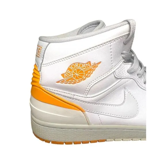 Nike Men’s 11.5 Air Jordan 1 Retro 86 Shoes White Kumquat High Top Sneakers
