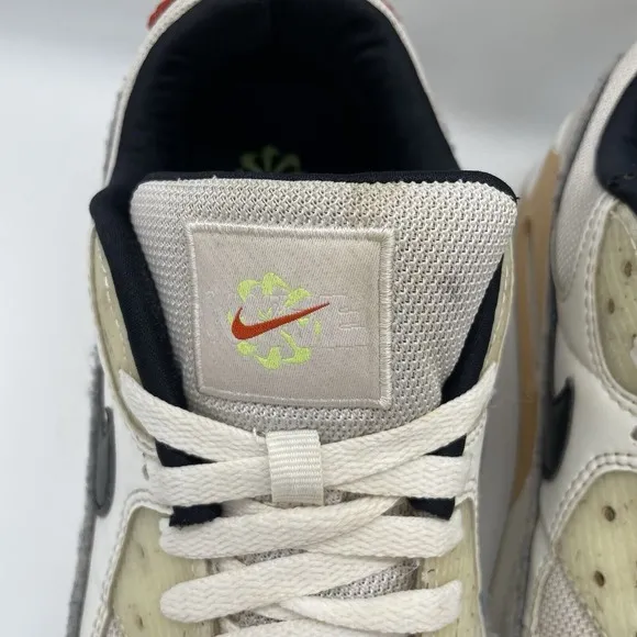 Nike Mens 11.5 Shoes Air Max 90 SE Swoosh Fiber White Black DV3335-100 Sneaker