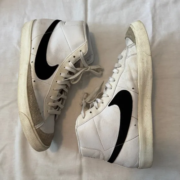 Nike Men’s 13 Blazer Mid ‘77 Vintage White Sneakers Shoes BQ6806-100