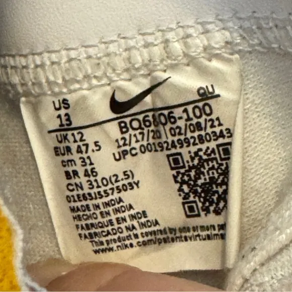 Nike Men’s 13 Blazer Mid ‘77 Vintage White Sneakers Shoes BQ6806-100