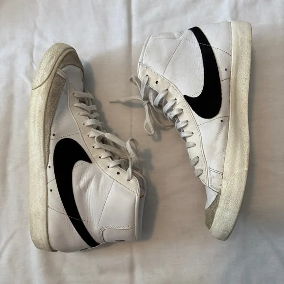 Nike Men’s 13 Blazer Mid ‘77 Vintage White Sneakers Shoes BQ6806-100