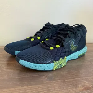 Nike Men’s 16 Blue LeBron Witness 8 Low Top Basketball Tennis Shoes Sneakers