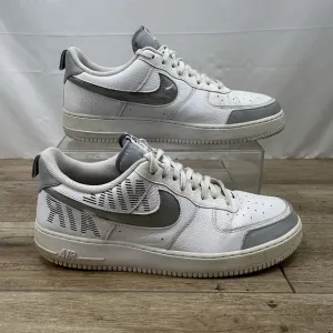Nike Mens Air Force 1BQ4421-100 White Lace Up Low Top Sneaker Shoes Size 13
