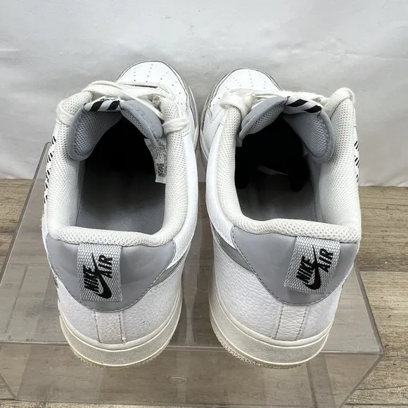 Nike Mens Air Force 1BQ4421-100 White Lace Up Low Top Sneaker Shoes Size 13