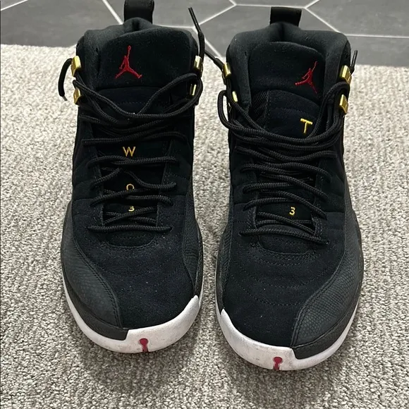 NIKE Men's Air Jordan 12 Retro Reverse Taxi Shoes Size 11