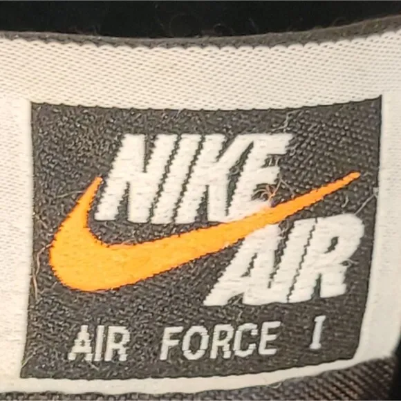 Nike Men's Black/Gray Air Force 1 High Top  Sneakers Size11  AT7653-001