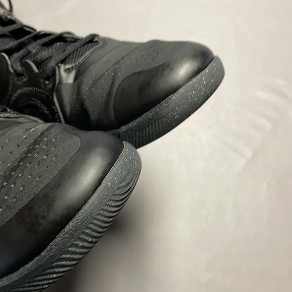 Nike Mens Fly By Mid 2 High Top Basketball Shoes Lace-Up CU3501-004 Black 11.5