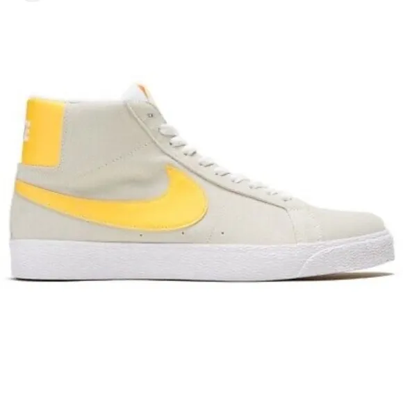 Nike | Men’s SB Blazer Mid Summit White/Laser Orange High Top Sneakers Size 8