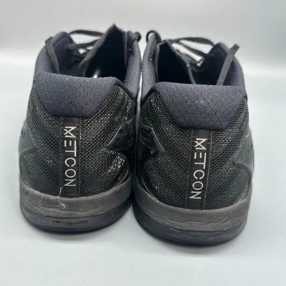 Nike Metcon 3 Men's 16 Triple Black Trainers Sneakers Lace-Up Low Top Shoes