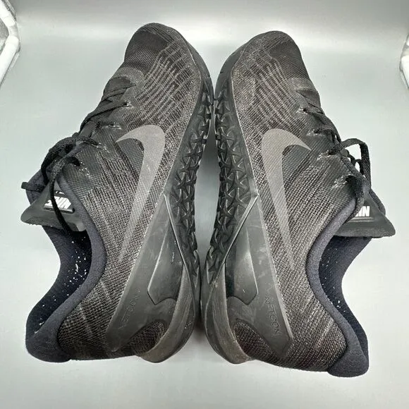 Nike Metcon 3 Men's 16 Triple Black Trainers Sneakers Lace-Up Low Top Shoes