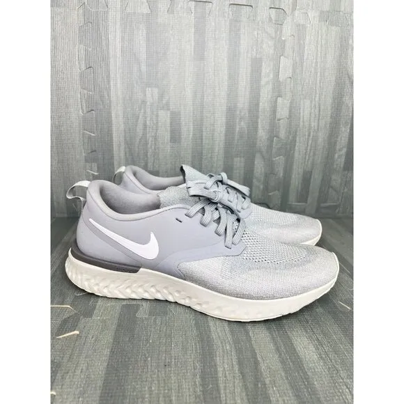 Nike Odyssey Flyknit React 2 Sneaker Shoes Gray Men's Size 9 FAH1015-001