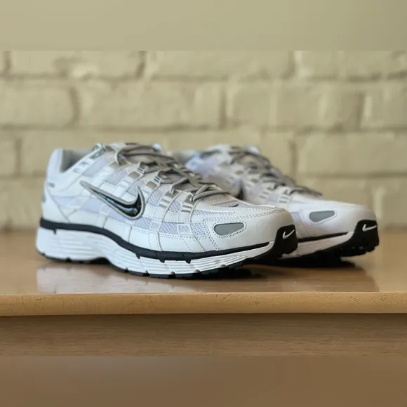 Nike P-6000 White Black Silver Panda Walking Running Shoes CD6404-107 Men Sizes