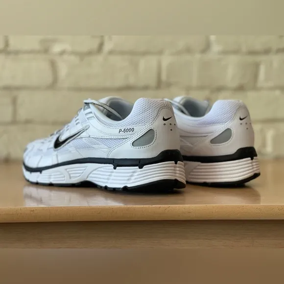 Nike P-6000 White Black Silver Panda Walking Running Shoes CD6404-107 Men Sizes