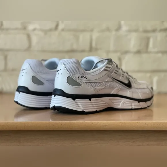 Nike P-6000 White Black Silver Panda Walking Running Shoes CD6404-107 Men Sizes