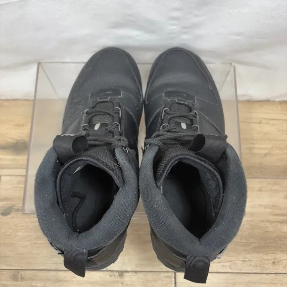 Nike  Path Sneaker Boot - Mens Size‎ 9.5 BQ4223-001 Triple Black Mid-High Top