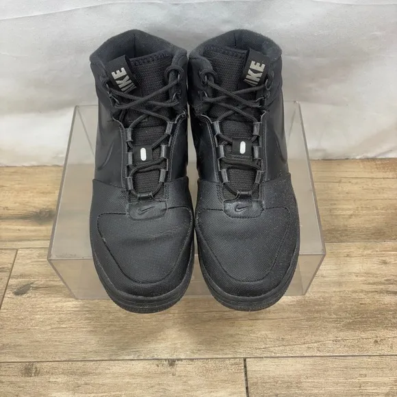 Nike  Path Sneaker Boot - Mens Size‎ 9.5 BQ4223-001 Triple Black Mid-High Top