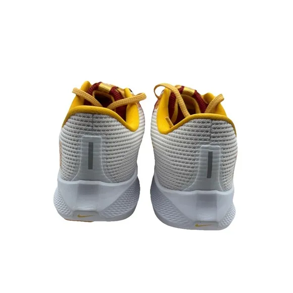 Nike Pegasus 40 Running Shoes Mens 10.5 TU Burgundy Yellow White Tuskegee NEW