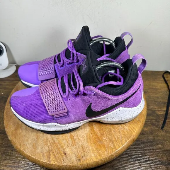Nike PG 1 Bright‎ Violet Mens Size 10.5 Purple Shoes Sneakers 878627-500