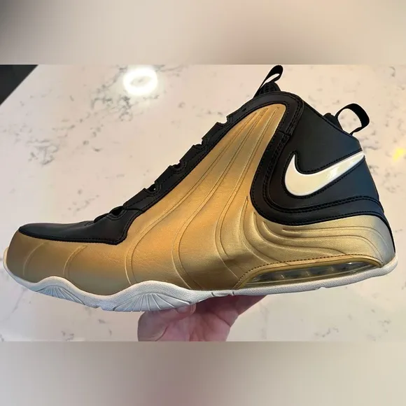 Nike Rare Air Max Wavy Men’s SZ.11 Vintage Basketball Shoes Gold/Black  New