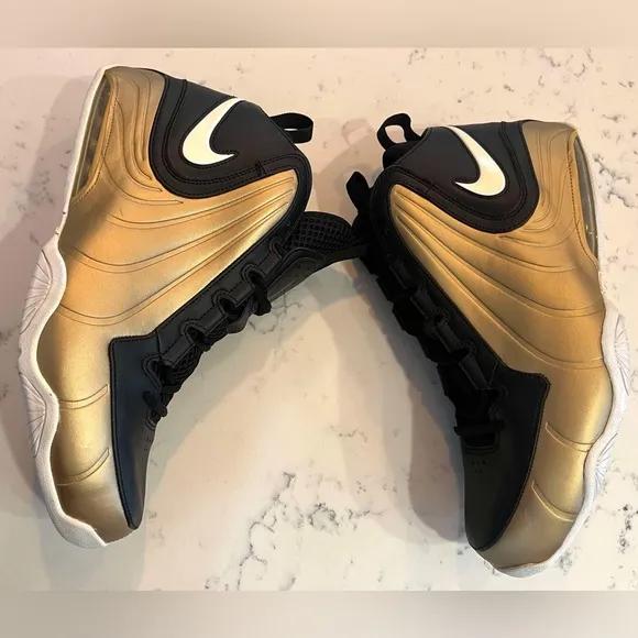 Nike Rare Air Max Wavy Men’s SZ.11 Vintage Basketball Shoes Gold/Black  New