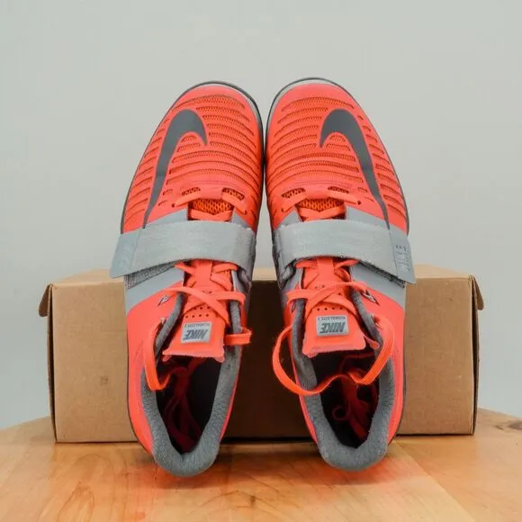 Nike Romaleos 3 Womens Size 9.5 Shoes Pink Low Top Athletic Lifting Sneakers