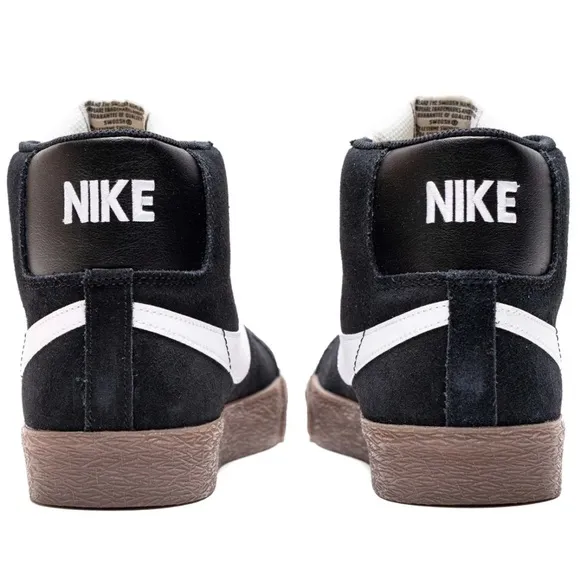 NIKE SB - ZOOM BLAZER MID - 864349-010 Men's Black High-Top Sneakers size 11