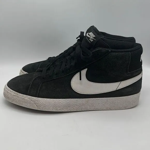 Nike SB Zoom Blazer Mid Shoes Mens Size 11 Black White Classic Sneaker 864349-00