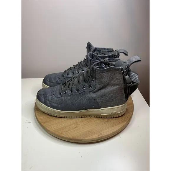 Nike SF Air Force 1 Mid Mens Size 10.5 Shoes Gray Urban Utility AF1 917753-004