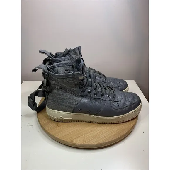 Nike SF Air Force 1 Mid Mens Size 10.5 Shoes Gray Urban Utility AF1 917753-004