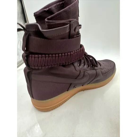 NIKE Shoes Mens 11.5 AF1 AIR FORCE 1 SPECIAL FIELD DEEP BURGUNDY VINTAGE MAX 180
