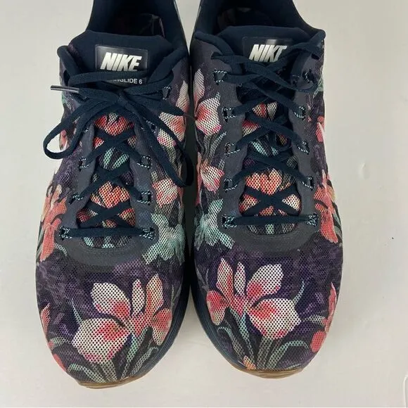 Nike Sneakers Lunarglide 6 Photosynthesis Floral/Navy Men’s Size 15 Tropical