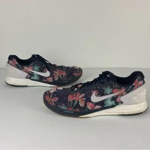 Nike Sneakers Lunarglide 6 Photosynthesis Floral/Navy Men’s Size 15 Tropical