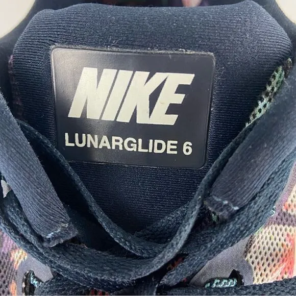 Nike Sneakers Lunarglide 6 Photosynthesis Floral/Navy Men’s Size 15 Tropical